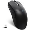 MAMBASNAKE X ATTACK SHARK X11SE Mouse da gioco wireless-Fino a 22000 DPI,sensore PixArt PAW3311,BT/2.4G/cablato,leggero 59g,clic da 2000W,accelerazione 40G,batteria a lunga durata,per Win/Mac-Nero