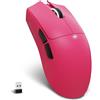 MAMBASNAKE X ATTACK SHARK X11SE Mouse da gioco wireless-Fino a 22000 DPI,sensore PixArt PAW3311,BT/2.4G/cablato,leggero 59g,clic 2000W,accelerazione 40G,batteria a lunga durata,per Win/Mac-Rosso Bacca