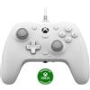 GameSir G7 HE Wired Controller, controller con licenza ufficiale per Xbox Series X|S, Xbox One, Windows 10|11, PC, controller per videogiochi con stick ad effetto Hall (White)