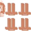 NELLHOMY 8 Pezzi PreCut Nastri Kinesiologici Elastico Color Carne Nastri Kinesiotapes Precut Tape Sportivo per Dolori al Ginocchio e supporto