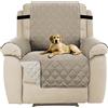 H.VERSAILTEX Copridivano poltrona Impermeabile Divano Protector Mobili Coperture su due lati per Cani/Gatti Letto con Divano Slipcovers 201 x 55cm, Sabbia