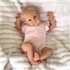 ZIYIUI Realistica Bambole Reborn Bambino Bambola di Silicone Reborn Baby Dolls Occhi Blu Ragazza Bambini Giocattoli Regalo Impostato 18 Pollice Neonato
