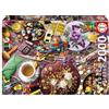 Educa - Puzzle da 2000 pezzi per adulti | Il tavolo da cucito. Include colla Fix Puzzle. Dimensioni: 96 x 68 cm. Dai 14 anni (20263)