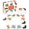 Nathan - Il mio primo Domino Animali - Sviluppa la memoria e l'apprendimento degli animali - Gioco educativo - Si gioca da solo o in famiglia - Per bambini dai 2 anni