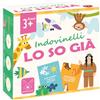 KANGUR Gioco Educativo Indovinelli Lo So Già per Bambini dai 3 Anni in su Sviluppa Logica Linguaggio e Immaginazione 72 Domande Illustrate Divertente Gioco da Tavolo per Famiglie e Bambini