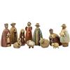 Inmaculada Romero IR Mistero Nascita Natale Moderno 11 Pezzi 15 cm. Figure Resina Effetto Legno Bambino Gesù Vergine