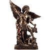 Inmaculada Romero IR Arcangelo San Michele Figura 45 cm. Capo della milizia Celeste Immagine Resina Colore Bronzo