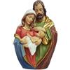 Inmaculada Romero IR Sagrada Familia Figura religiosa 30 cm. Busto Resina Colore San Giuseppe Vergine Maria Bambino Gesù