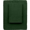 zer0bed, Asciugamani Bagno Lilla, Set 2 Asciugamani Bagno, Asciugamano Viso, Asciugamano Bidet, Tinta Unita, Verde Bosco, 100% cotone, Set 2 pezzi