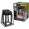 Philips Lysin Lampada solare da parete, per esterni, UltraEfficient, lampadina solare sostituibile, sensore di movimento, 4000K, Nero