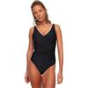 Trendyol Costume da Bagno Donna in Maglia, Nero, 36
