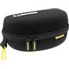 Cressi Elite Protective Case For Swimming Goggles - Borsa Custodia per il Trasporto e la Protezione di Occhialini Nuoto, Nero/Giallo