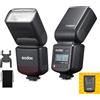 GODOX Flash Speedlite TT520 III universale, con trigger wireless GN33 433 MHz ricevitore Wirekess, modalità S1/S2, 8 livelli di potenza, compatibile con fotocamere Canon, Nikon, Pentax, Olympus