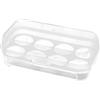 LEEINTO Scatola Porta Uova Porta Uova Coperto Porta Uova Per Frigo Contenitore Per Uova Vassoi Per Uova In Plastica Per Frigo, Porta Uova Con Coperchio
