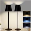 Jueholla Lampada da Tavolo Senza Fili Ricaricabile (2pcs), 5W, 5200mAh