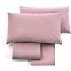 Puraluna - Lenzuola Maxi Coccole - set lenzuola matrimoniale MADE IN ITALY - sotto180X200cm h30cm (Cipria, King Size)