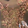 VIMAZ Luci LED a forma di ramo di ciliegio da parete, 8 modalità di luci a forma di fiore di ciliegio con 48 LED, telecomando, timer, fiori di ciliegio, luci a LED per decorazione per camera da letto
