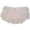 MuslinZ, salviette in spugna di cotone di bambù, 20 x 20 cm, lavabili e riutilizzabili, per viso, per bambini