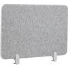 Beliani Pannello Divisorio Fonoassorbente in PET 80 x 50 cm Grigio Wally
