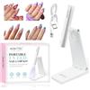 Aokitec Lampada UV LED Unghie, Lampada Unghie con Supporto per Unghie Gel Adesive UV, Lampada LED portatile per Decorazioni Unghie, Fornetto Unghie per unghie dei piedi, Manicure fai da te da viaggio