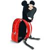 Disney Zaino con Cappuccio Hood, 26 x 31 cm, Capacità 8.5 L, Mickey Nero