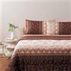 Bassetti granfoulard completo lenzuola raso di cotone da 110 cm/q fili matrimoniale cm. 250×280 (Oristano 41)
