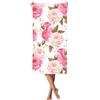 ZTPOWQA Asciugamano da spiaggia con stampa floreale rosa rosa carino oversize per adulti ad asciugatura rapida leggero da viaggio