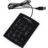 Lodokdre Tastiera USB con tastiera 19 tastiera per notebook portatile