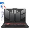 ASUS TUF Notebook Gaming 17.3 FHD 144Hz | Intel Core 5 210H | RTX 4050 6GB | 32 GB RAM DDR5 | SSD 1000 Nvme | Win 11 | Laptop Gaming Nuovo | Tastiera RGB Italiana | HDMI | Wi-Fi 6 | Bluetooth 5.3