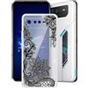 AQGG Custodia per ASUS ROG Phone 6 (6.78 Pollici) Cover Transparente Coperchio Flessibile Sottile Protettivo Morbido Silicone Custodia Skin Bumper Shell - WM108