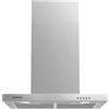 Corbero Corberó VOSTOK660X Campana decorativa orizzontale Inox, 60 cm, Pulsante, Flusso 647,7 m3/h, 165 W, 3 velocità, 2 filtri in alluminio, filtro carbone, efficienza energetica A