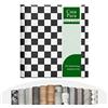 casa pura Pavimento in vinile al metro, in 36 design, effetto legno, effetto piastrelle, effetto pietra, per pavimenti in PVC, per cucina, bagno e soggiorno (Damier 019D, 100 x 300 cm)