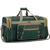 BAGZY 70L Borsone da Viaggio Grande Borsone Palestra Bagaglio a Mano 400D Oxford Impermeabile Valigia Pieghevole Borsone Weekend per All'aperto/Campeggio/Fitness/Trasloco (Giallo Blu)