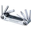 Topeak Unisex - Adulto Mini 9 Pro Multitoll, Multitool Silver, 9 funzioni