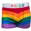 MIJOMA Boxer da uomo Pride, versatile e confortevole, con design arcobaleno, in 90% poliestere, 10% elastan, arcobaleno, M