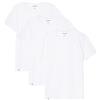 Lacoste Essentials Tee 3-Pack TH3321-001, Mens t-Shirt, White, XL EU