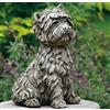 Discount Garden Statues Statua del cane West Highland Terrier | Decorazione da giardino in cemento e pietra ricostituita