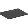 Ideal Standard - Ultra Flat S i.life, Copripiletta in finitura per piatto doccia, Tappo scarico doccia originale, Nero