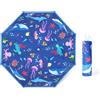 decalsweet Ombrello Pieghevoli Antivento Bambino, Ombrello Automatico da Sole con Strisce Riflettenti, Ombrello Piccolo Portatile Resistenti da Viaggio per Ragazzo e Ragazza, Mondo Sommerso