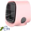 Generico Airabreeze Air Cooler, Mini Raffrescatore D'aria Con Luce Notturna A Led, Portatile Usb Ventilatore Da Scrivania Umidificatore E Filtro Dell'aria Integrati Per Ufficio E Casa (Rosa)