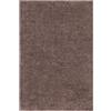 carpet city Shaggy Tappeto a pelo lungo, 200 x 200 cm, quadrato, marrone, a pelo lungo, tinta unita, moderno, soffice, decorazione per camera da letto