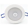 HUBER LED Downlight [6W 900lm] con rilevatore di movimento PIR | Rilevatore di movimento da incasso, faretto da incasso per interni ed esterni con rilevatore di movimento, IP54