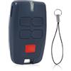 TIANXUAN telecomandi per porta da garage BFT Mitto 4 B RCB04 433,92 MHz, telecomando per cancello elettrico BFT MITTO B RCB04 R1 CLEAR ICE RCB02 VINEYARD, 4 canali, 4 pulsanti