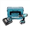Makita DHP 453 RT1J - Trapano avvitatore a percussione a batteria, 18 V, 42 Nm, 1 batteria da 5,0 Ah + caricatore in Makpac 2