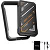 fanxiang Extreme SSD Esterna 1TB - USB 4.0 + Tipo C Ultra Veloce Fino a 3700Mo/s - Unità a Stato Solido Portatile e Antiurto per PC, PS5/PS4 (Pro), Xbox, Mac, Laptop, Wii U, TV, Windows - PS3000