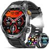 LIGE Orologio Smartwatch Uomo con Batteria 1000mAh|1.75 AMOLED Pollici|Impermeabile IP68|Monitoraggio SpO2/Frequenza Cardiaca/Sonno|120+ Modalità Sportive|Chiamate e Notifiche