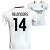 ACM 1899 AC Milan Seconda Maglia Reijnders 14 Away Bianca, Replica Autorizzata, Adulto Ragazzo Bambino (IT, Testo, XXL, Bianco)