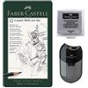 Faber-Castell - Matite Castell 9000, set Art da 12 pezzi, grado di durezza: da 8B a 2H, articolo 119065