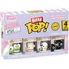 Funko Bitty POP! 4 Pack: Hello Kitty and Friends - Keroppi, Hello Kitty (Unicorn), Pochacco, Mystery Mini Figure - 1 in 6 chance of receiving the rare Chase variant - Styles may vary - 0,9 pollici