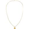 Tommy Hilfiger Jewelry Collana da Uomo in Oro Giallo con un Pendente Quadrato - 2790544